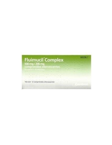 FLUIMUCIL COMPLEX TB EFV 200MG 500 MG 12
