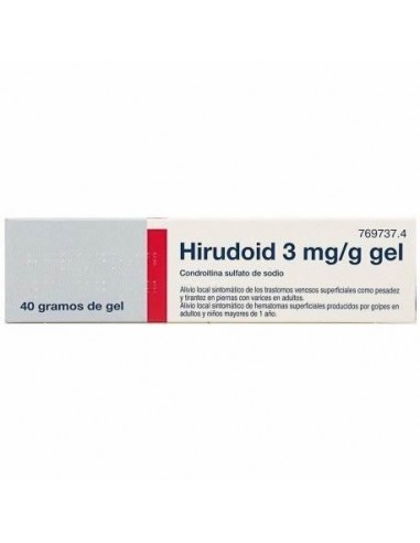 HIRUDOID GEL TOPICO 3MG/G 40 GR