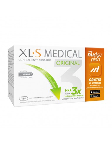 XLS MEDICAL ORIGINAL 180 CAPS  3X